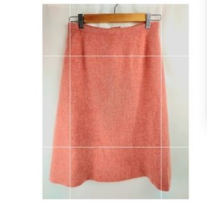 Vintage, handmade, pink skirt with satin liner.